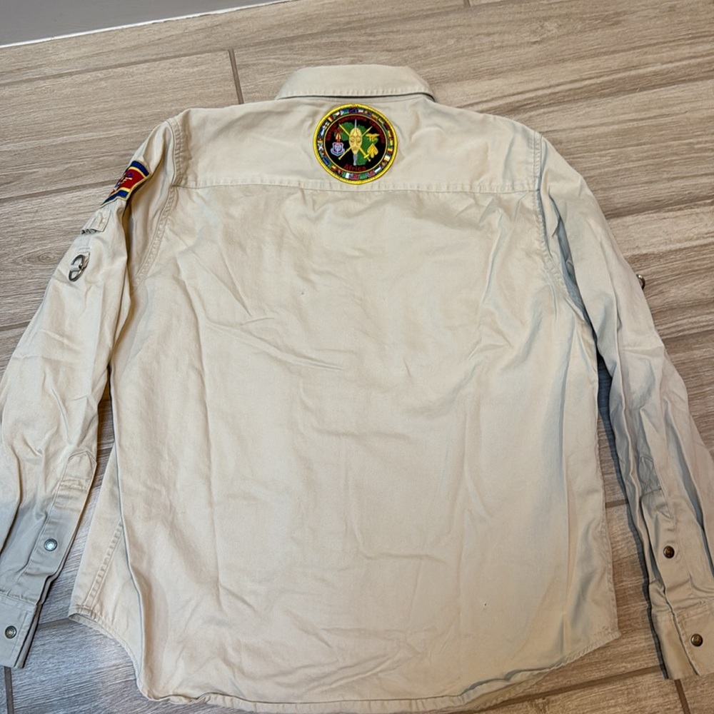 Very nice Ralph Lauren safari style M has added patches Africa and Range Rover - Picture 8 of 12